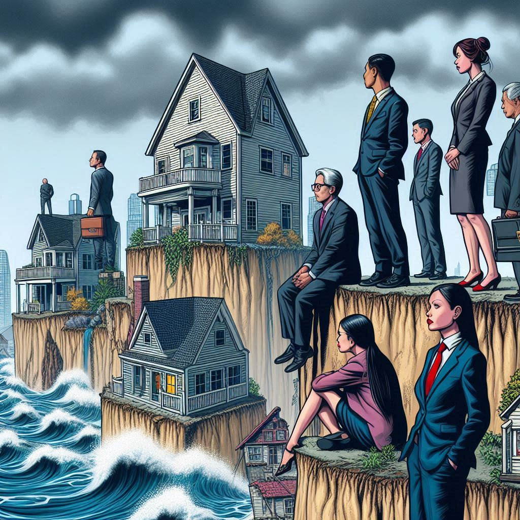 Coastal erosion, climate change, and the risk to banks